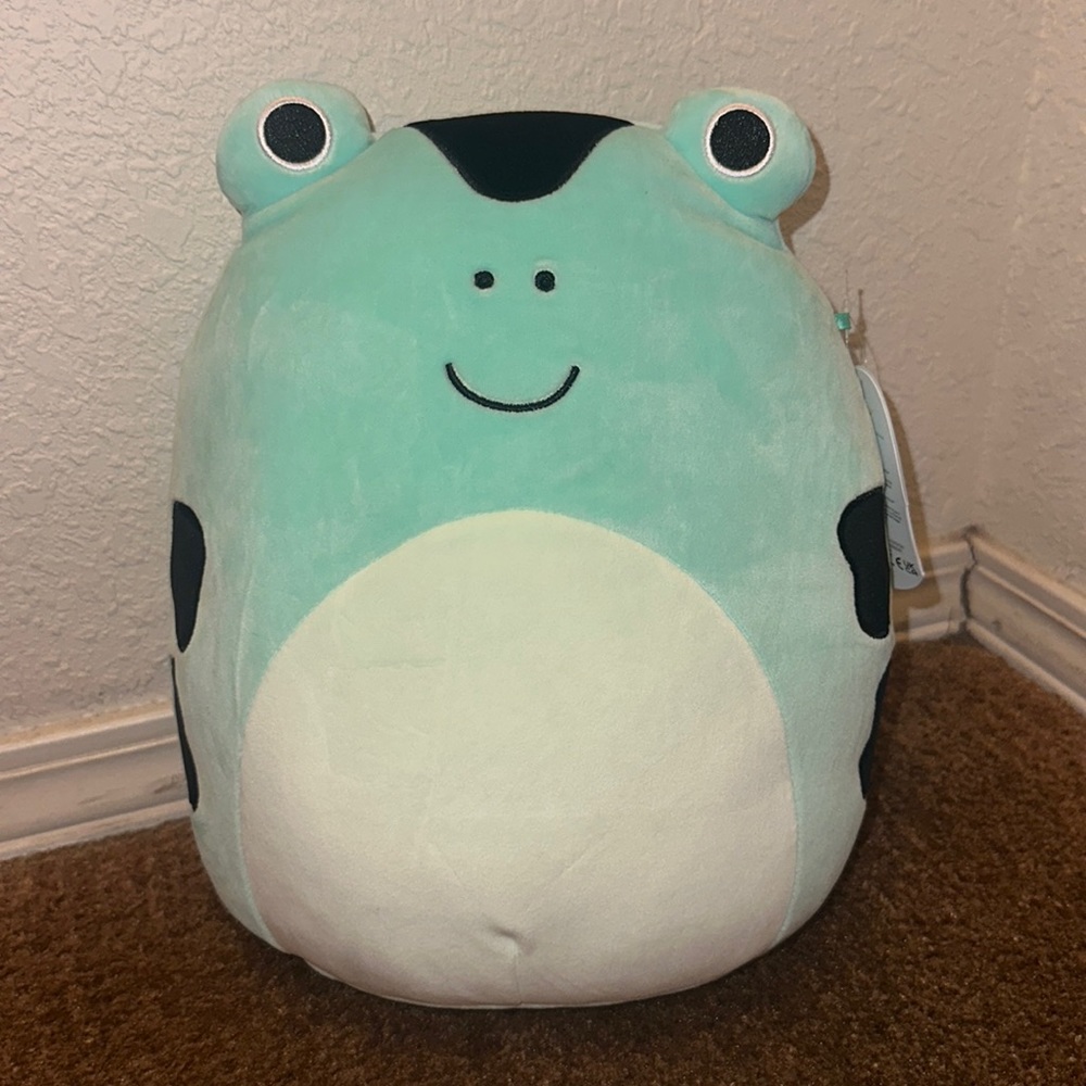 Dear the Teal Poison Dart Frog Squishmallow 11” NWT